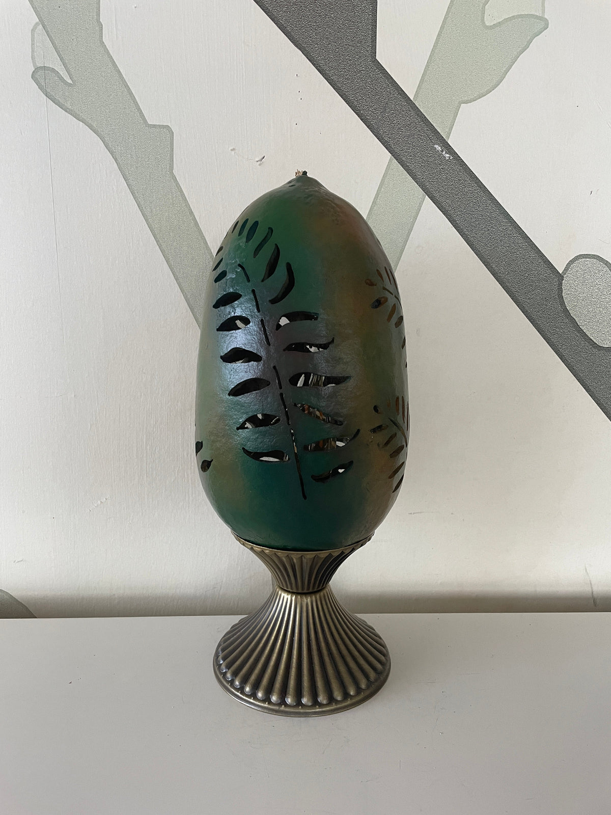 Gourd Lamp - Leaves