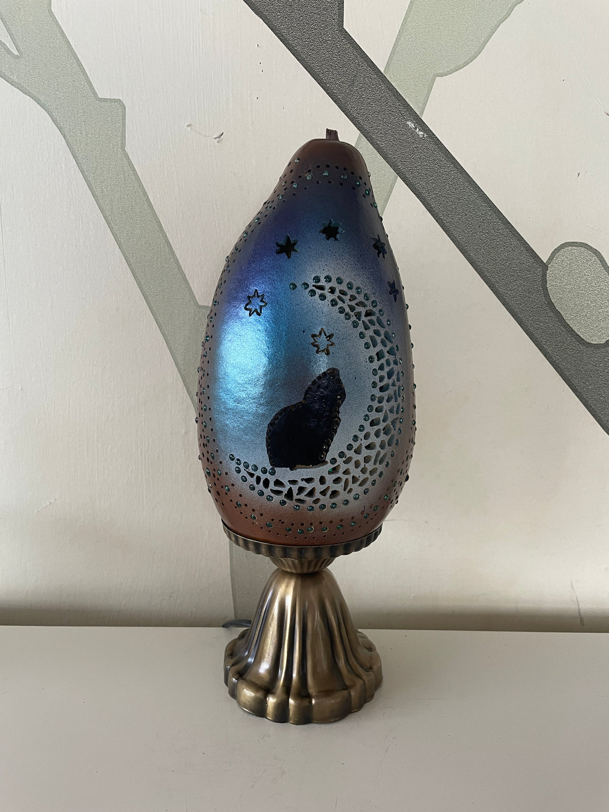 Gourd Lamp - Cat & The Moon 3