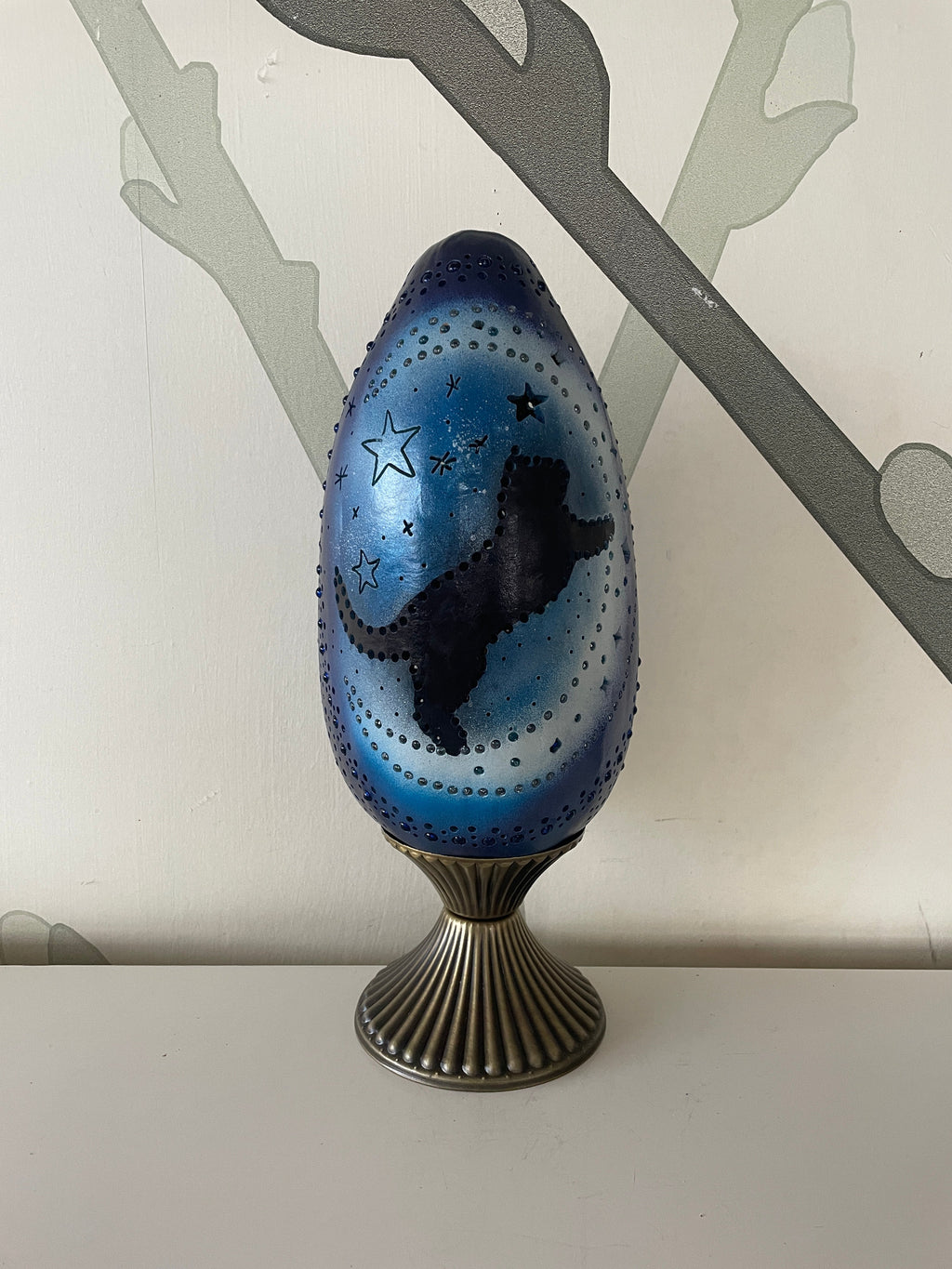 Gourd Lamp - Cat & The Moon